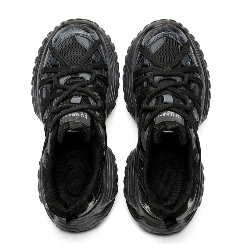 Black Tire Sneakers