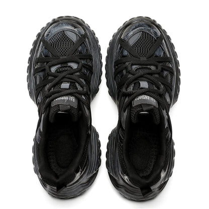 Black Tire Sneakers