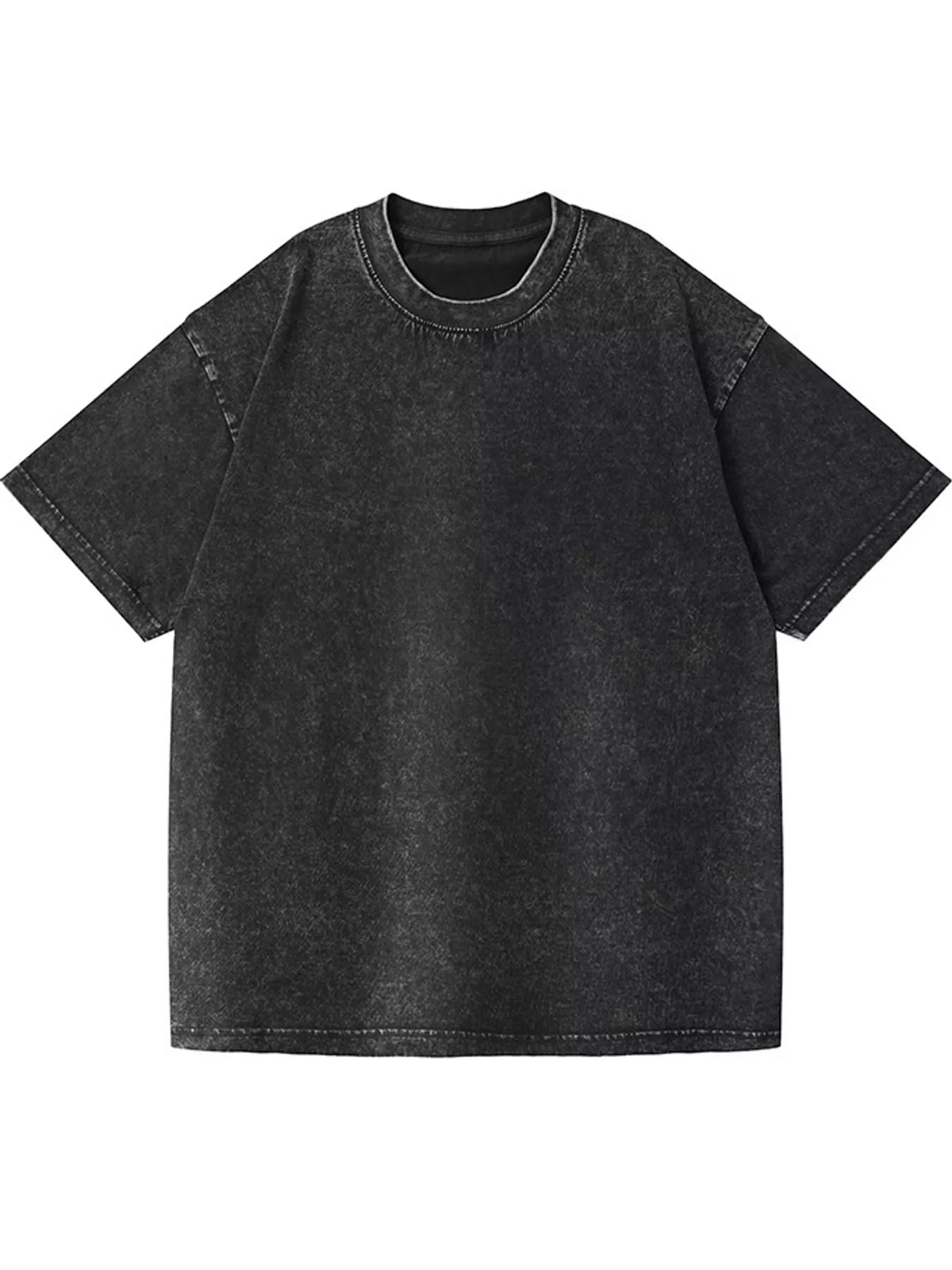 Vintage Acid Wash Oversized Crewneck T-Shirt