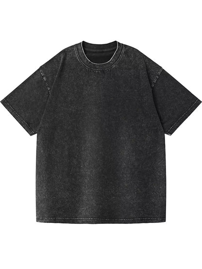 Vintage Acid Wash Oversized Crewneck T-Shirt