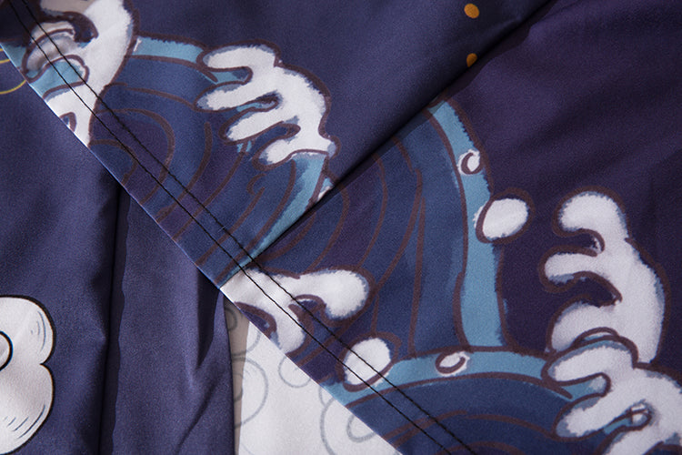 Purple Cranes Kimono