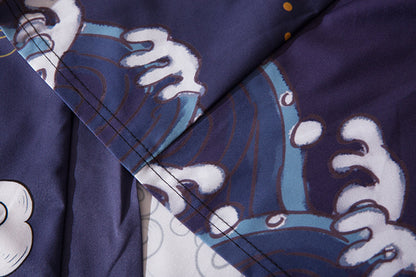 Purple Cranes Kimono