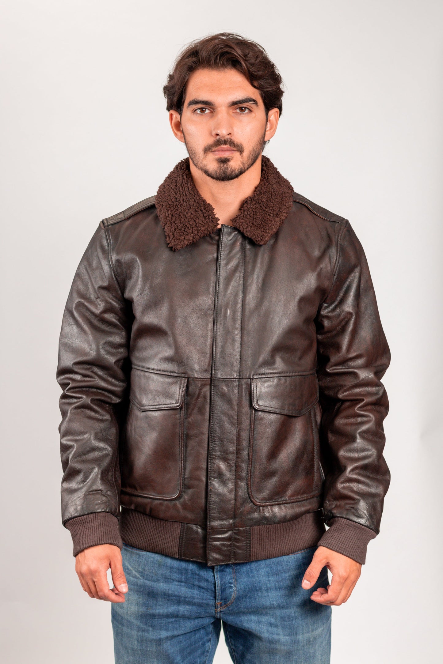 Bomber Leather Jacket