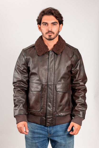 Bomber Leather Jacket