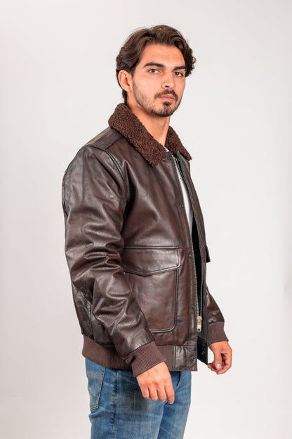 Bomber Leather Jacket