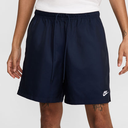 Mens Club Woven Shorts | Obsidian/White