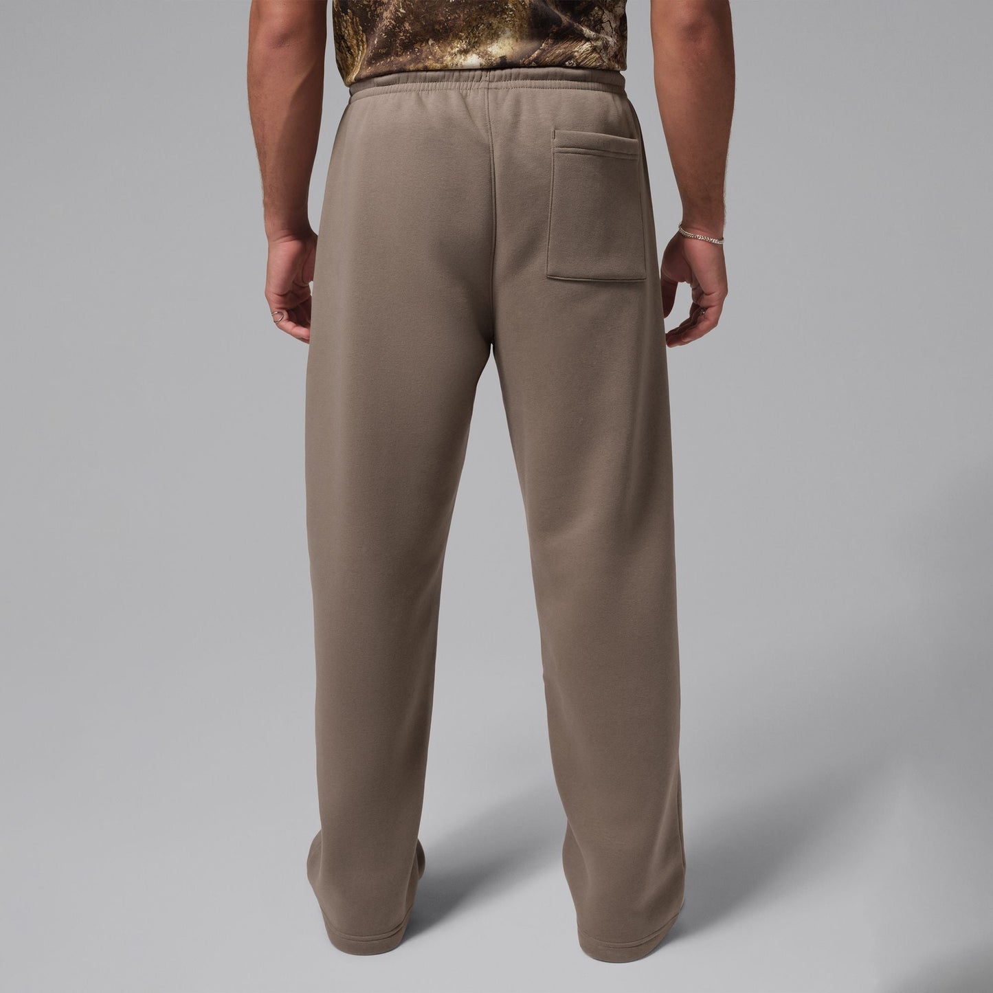 Oversized Open Hem Sweatpants | Olive Grey
