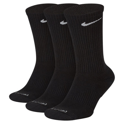 3-Pack Everyday Plus Cushioned Socks | Black