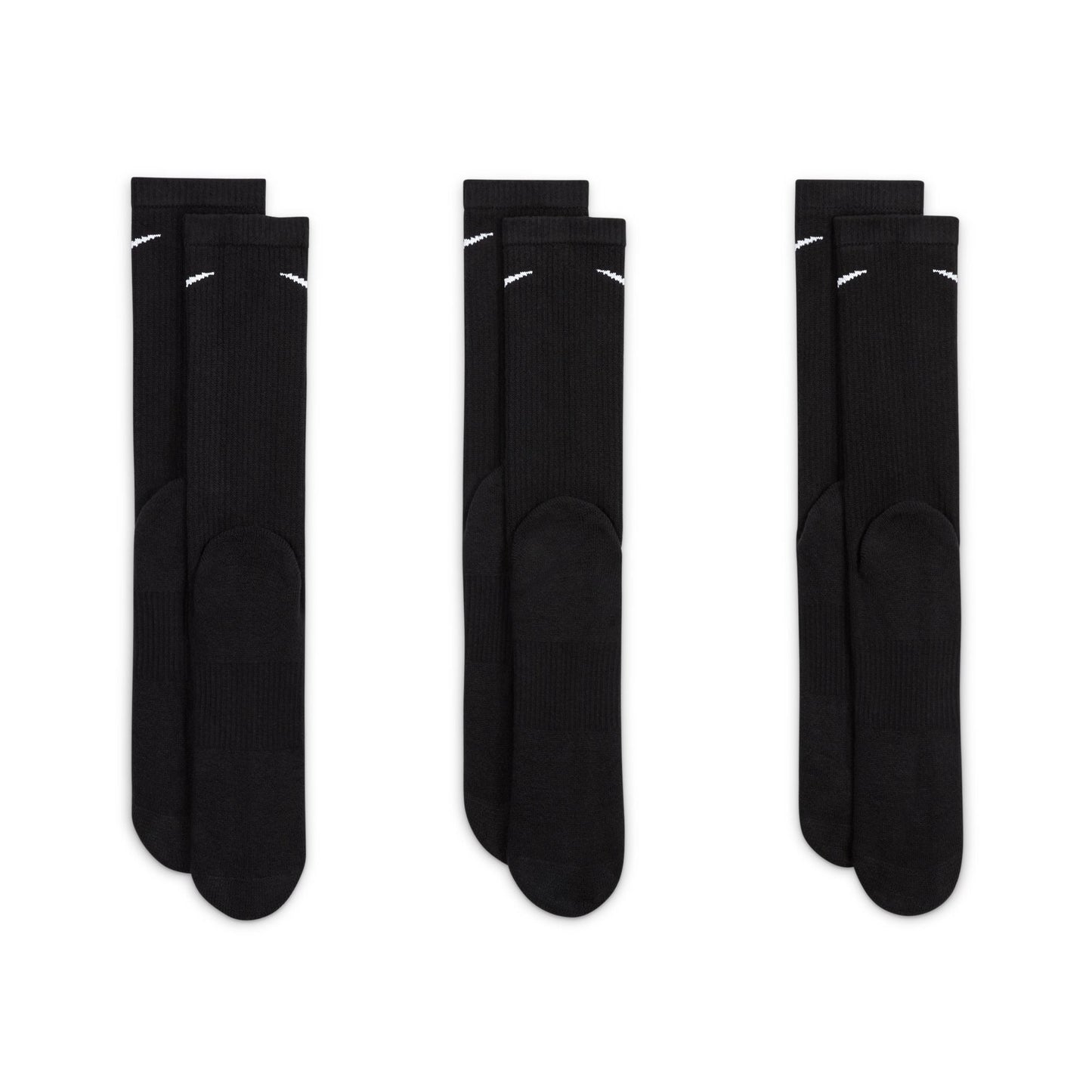 3-Pack Everyday Plus Cushioned Socks | Black