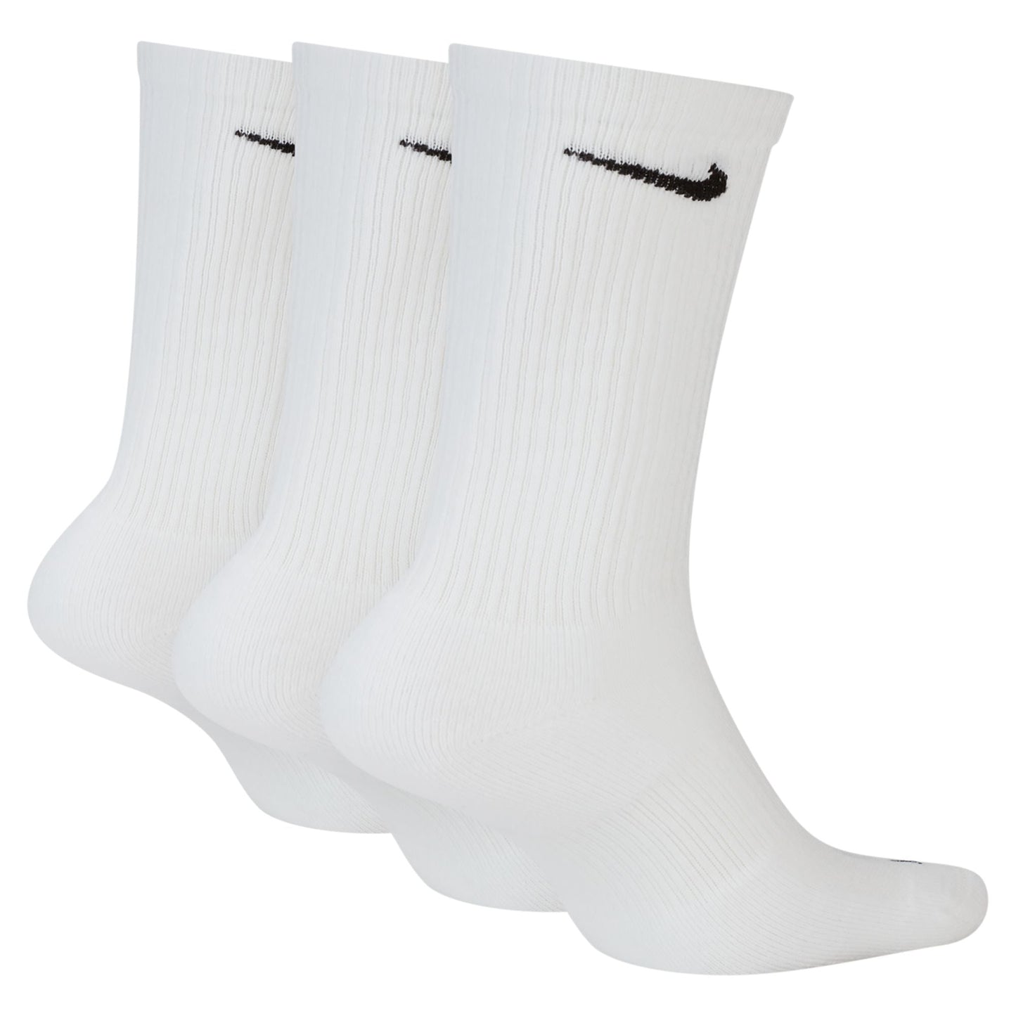 Adult 3-Pack Everyday Plus Cushioned Socks | White