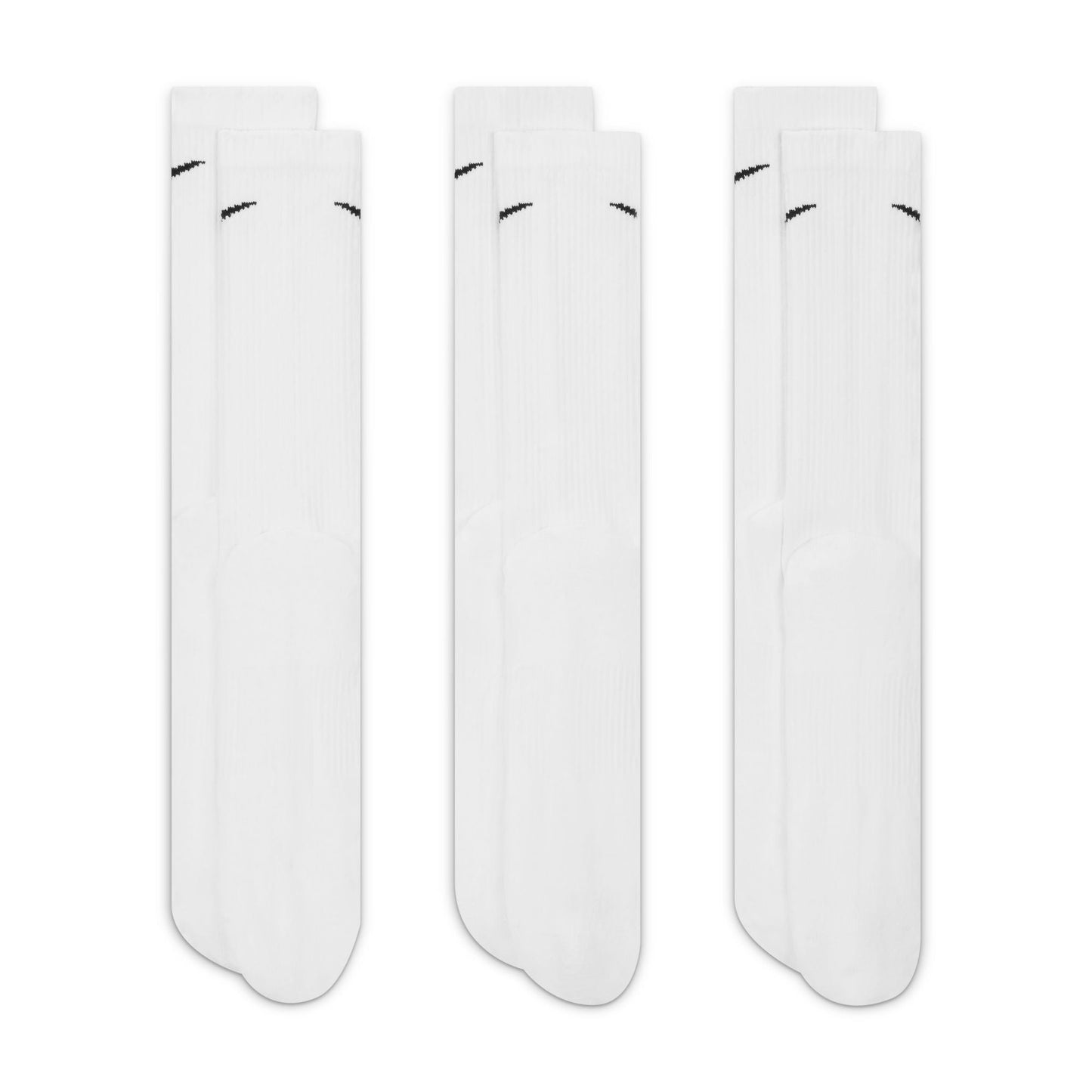 Adult 3-Pack Everyday Plus Cushioned Socks | White