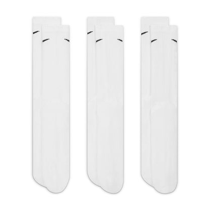 Adult 3-Pack Everyday Plus Cushioned Socks | White