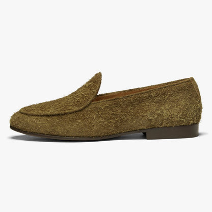 Men's Antelope Textured Suede Milano Loafer