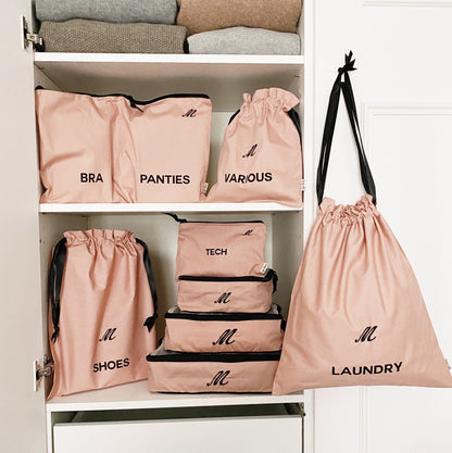 BA Travel Set | 8pc Pink/Blush