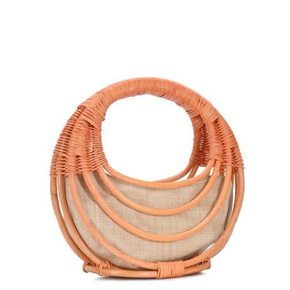 Solana Bamboo Straw Satchel