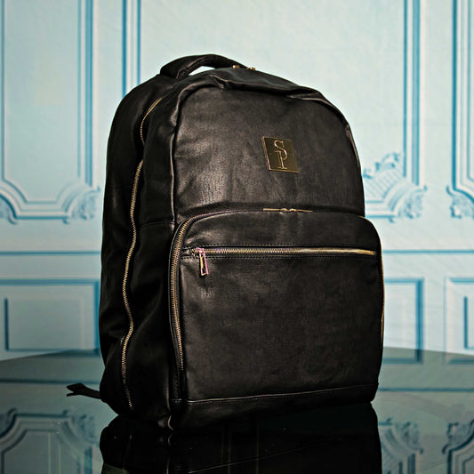 Leather Daily Commuter Bag | Black