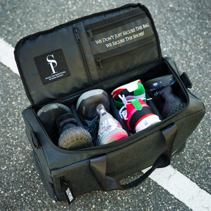 Leather Sneaker Duffle | Black