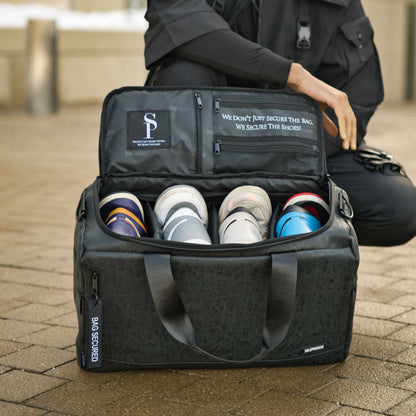 Leather Sneaker Duffle | Black