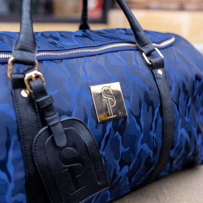 Blue Camo Duffle Bag