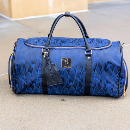 Blue Camo Duffle Bag