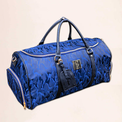 Blue Camo Duffle Bag