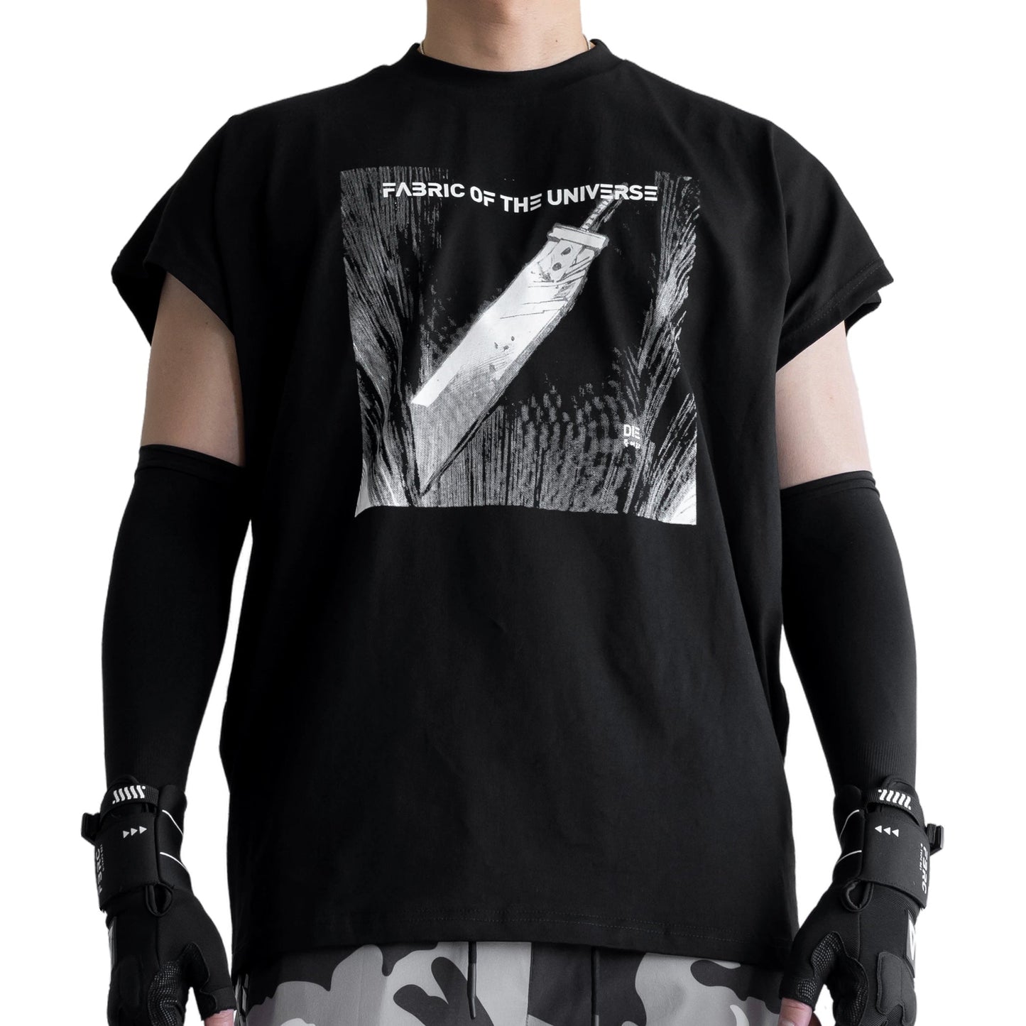 Bzerk Black Oversized Sleeveless T