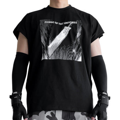 Bzerk Black Oversized Sleeveless T