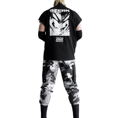 Bzerk Black Oversized Sleeveless T