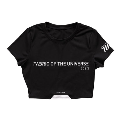 CRTT-Type B Black Crop Short Sleeve T
