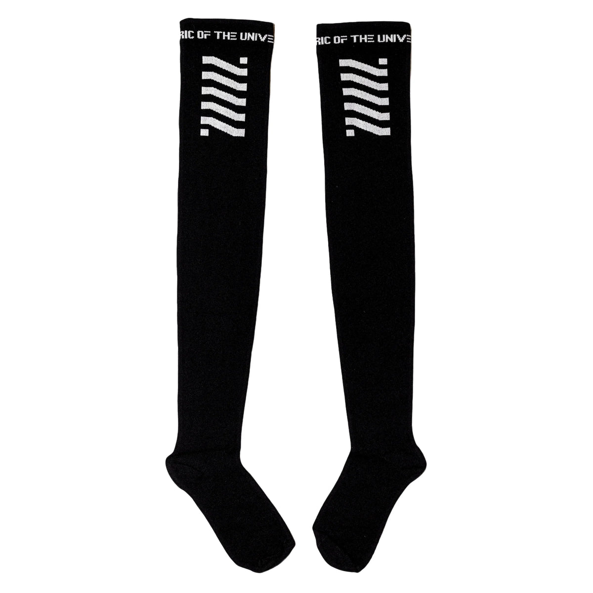 CSRT-01 Black Thigh High Socks