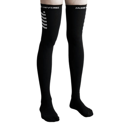 CSRT-01 Black Thigh High Socks