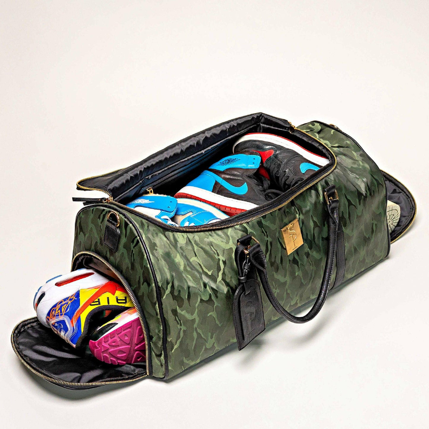 Green Camo Duffle Bag