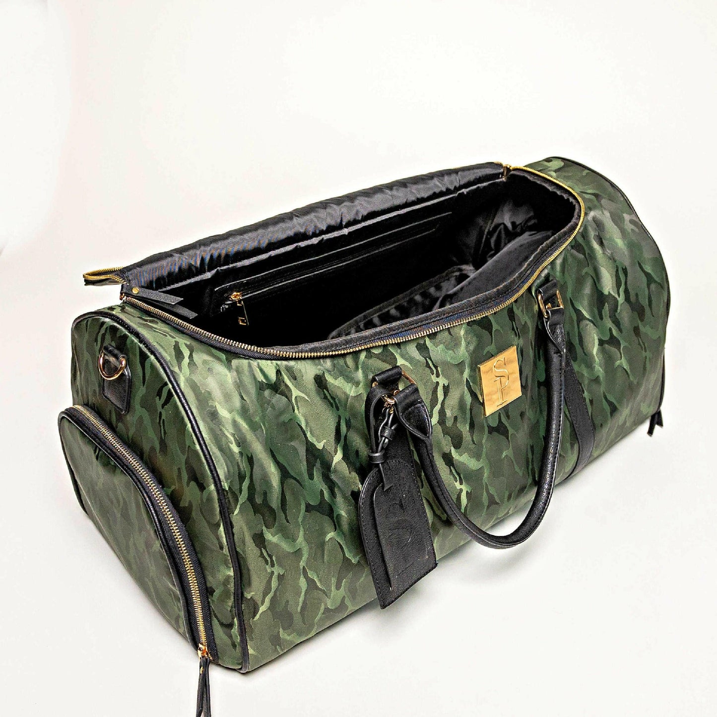 Green Camo Duffle Bag