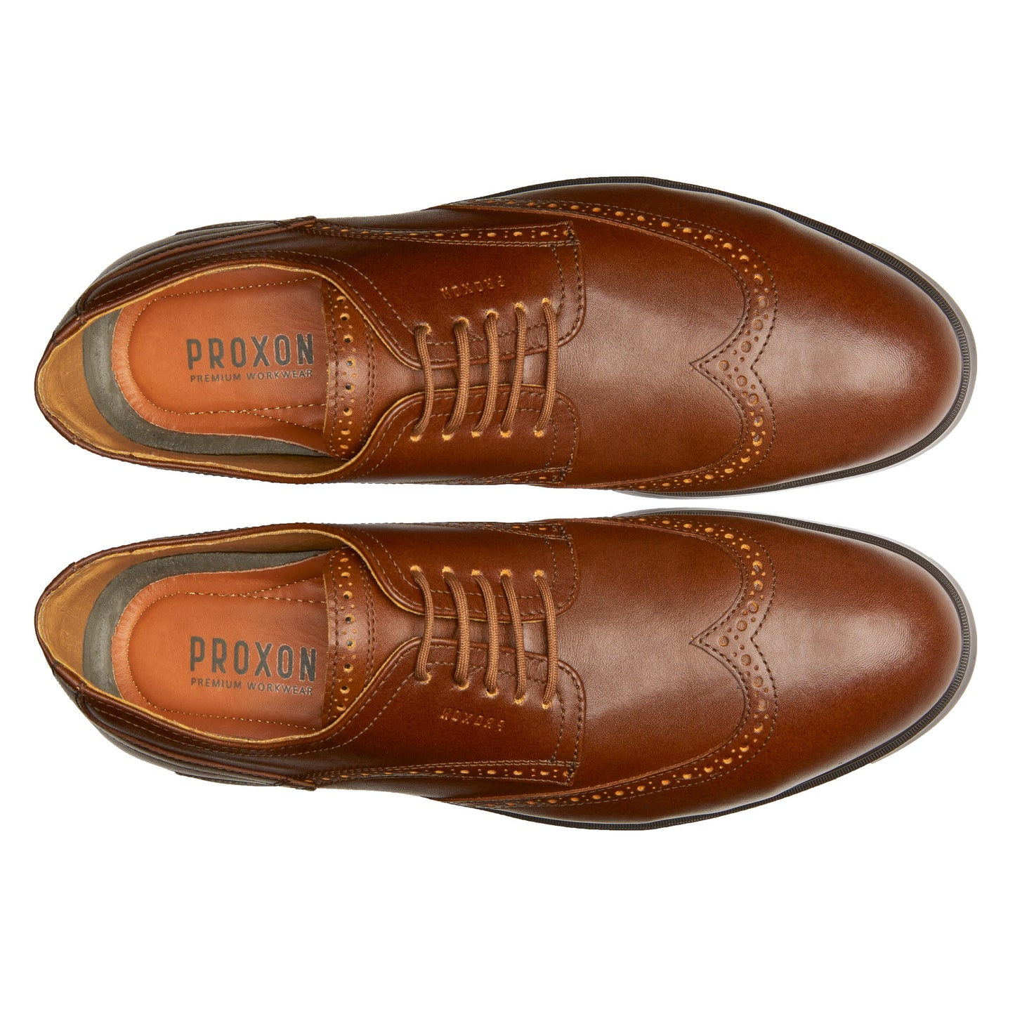 STEEL TOE OXFORD SHOE CAPTAIN AMBER