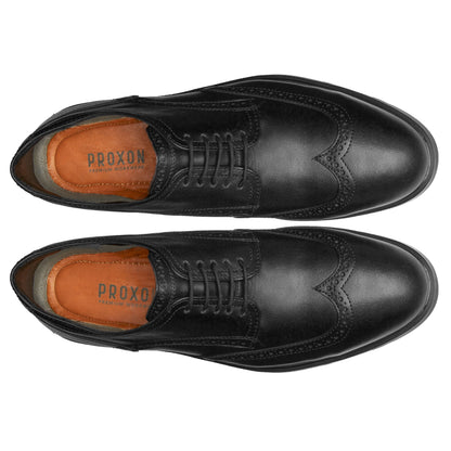 STEEL TOE OXFORD SHOE CAPTAIN BLACK