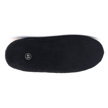 Newport Noir Wool House Shoe