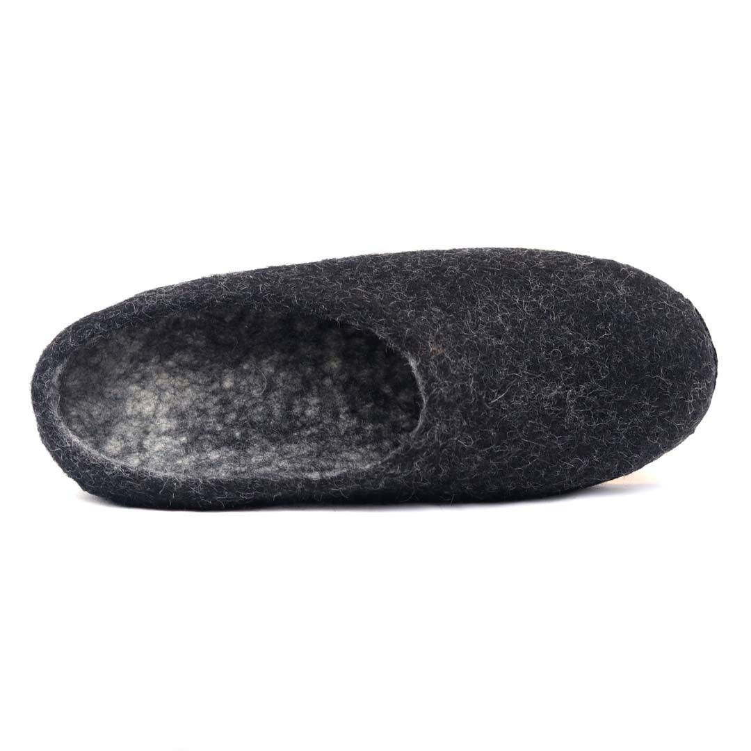 Astoria Noir Wool House Slippers