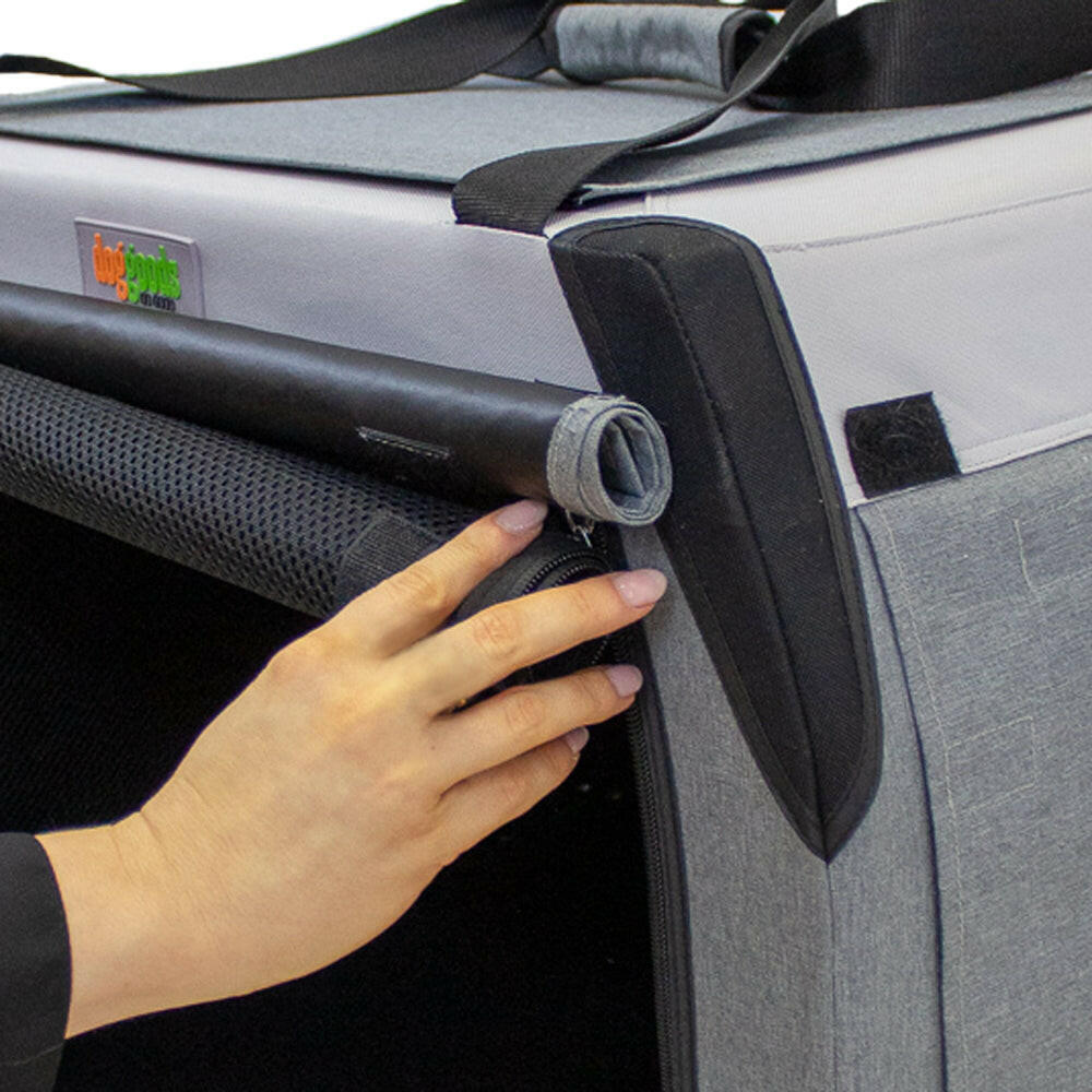 The Foldable Travel Dog Crate