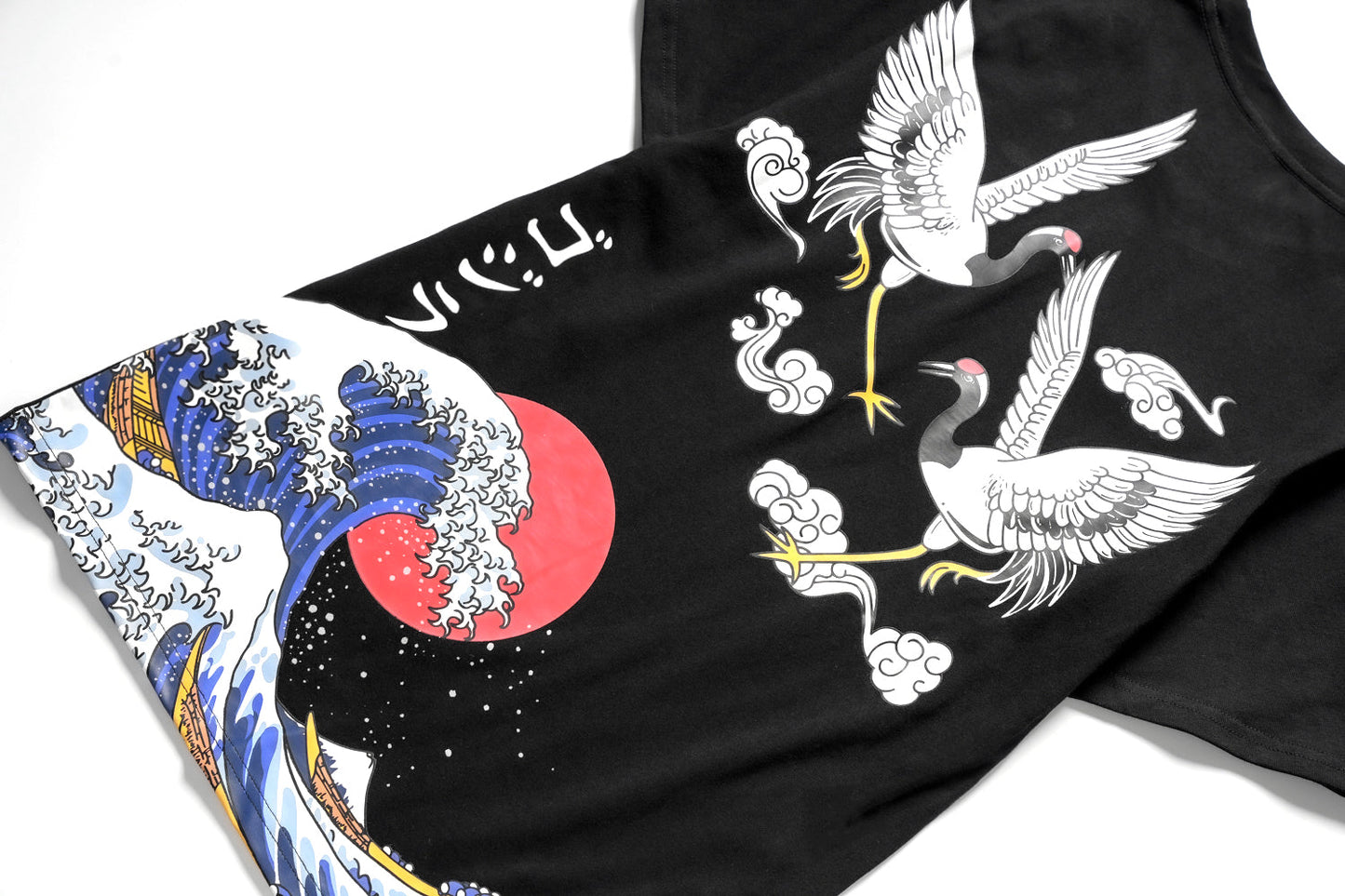 Crane and Waves Tee