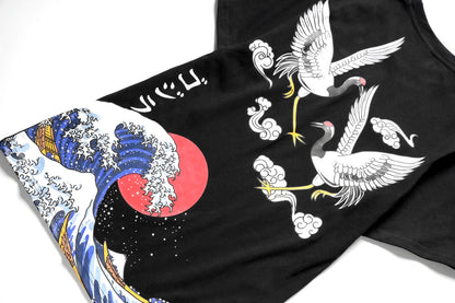Crane and Waves Tee