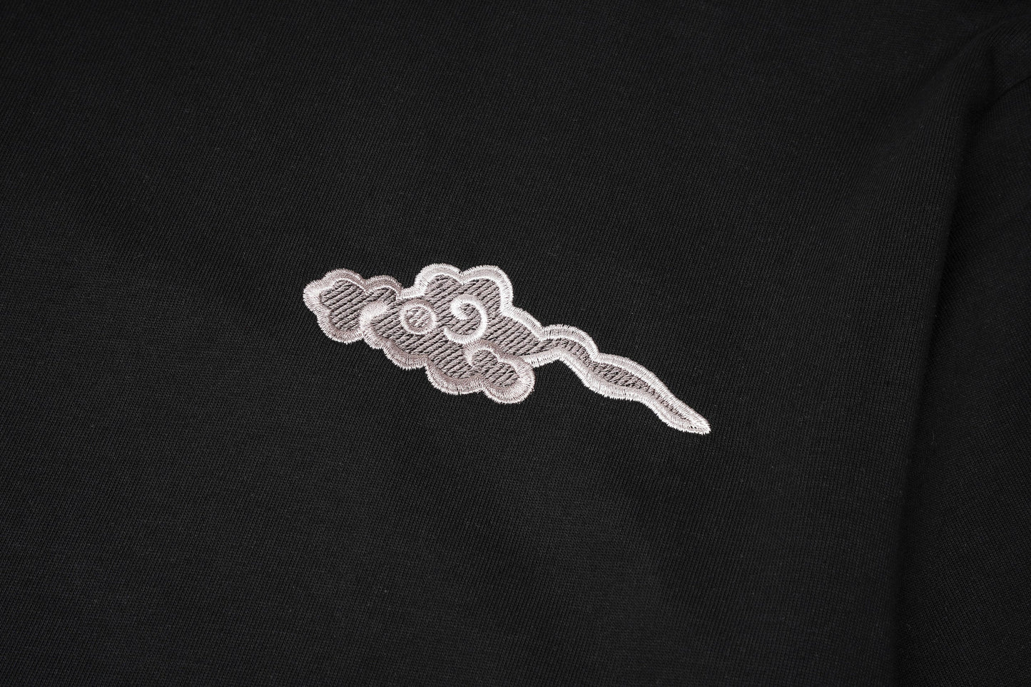 Grey Dragon Embroidered Tee
