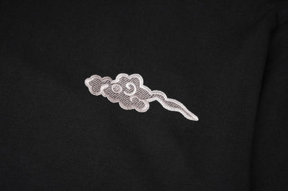 Grey Dragon Embroidered Tee