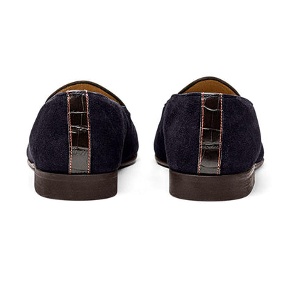 Men's Navy Croc Milano Loafer