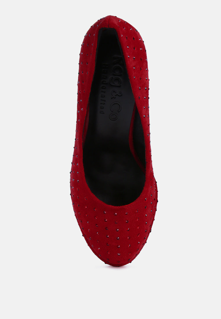 Poppins Glinting Platform High Pumps
