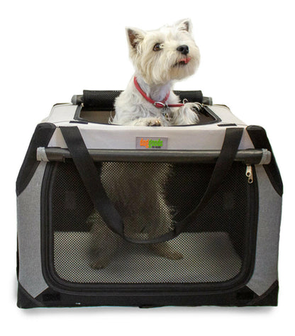 The Foldable Travel Dog Crate