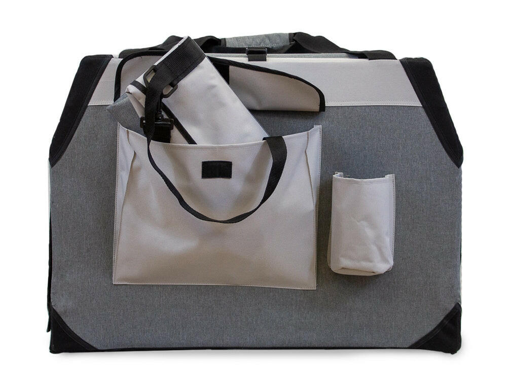 The Foldable Travel Dog Crate