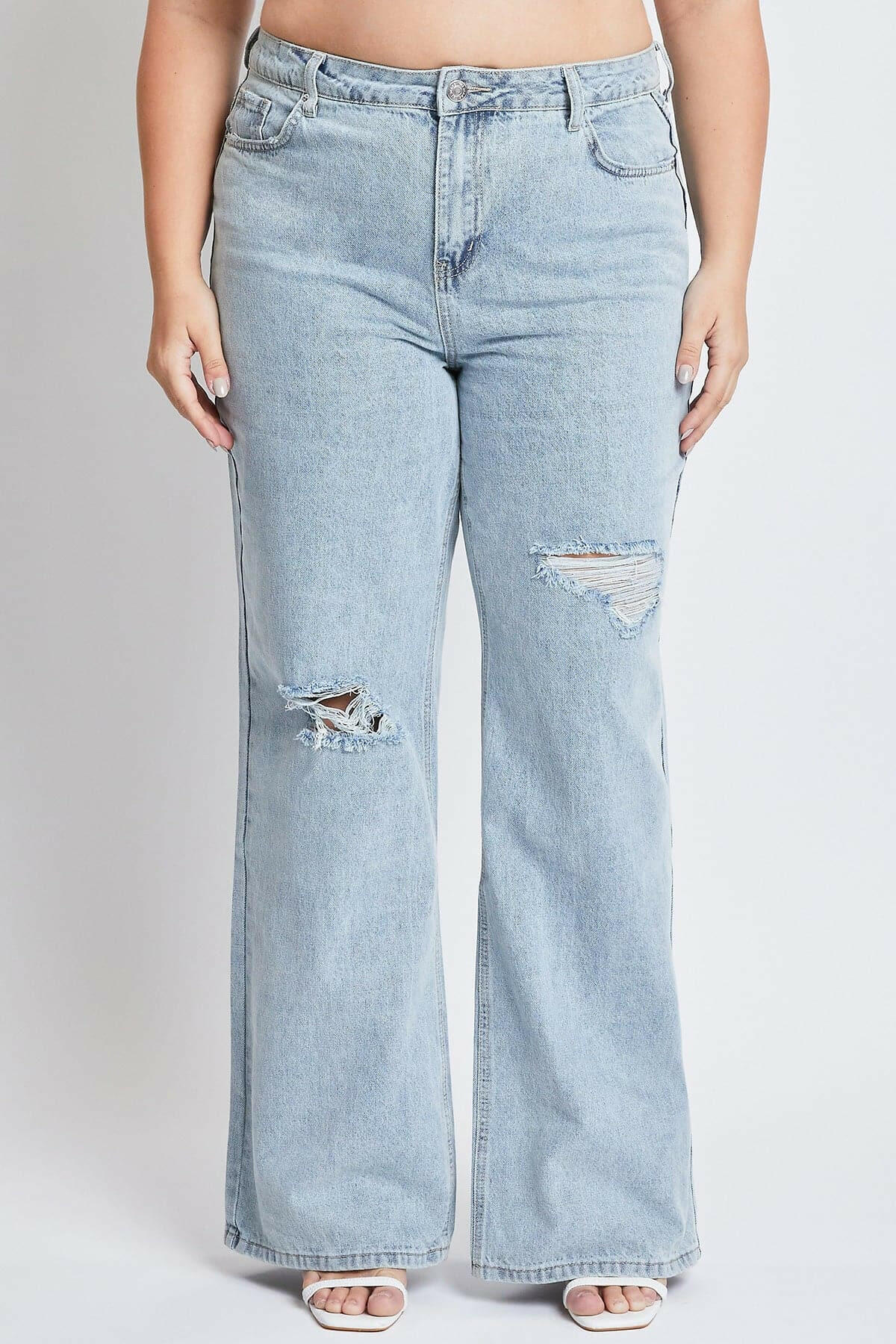 High Rise Relaxed Wide Leg Jeans