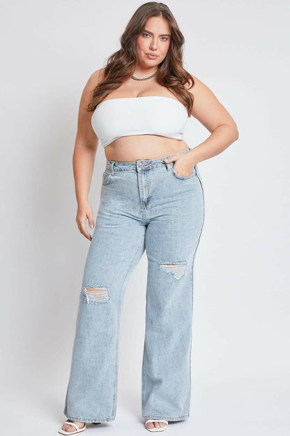 High Rise Relaxed Wide Leg Jeans