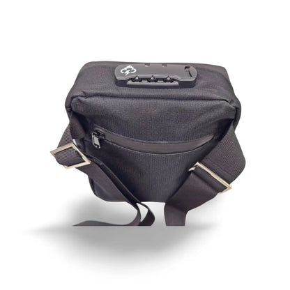 FireBar Labs Smell Proof Messenger Bag - Lockable - Hidden Lock