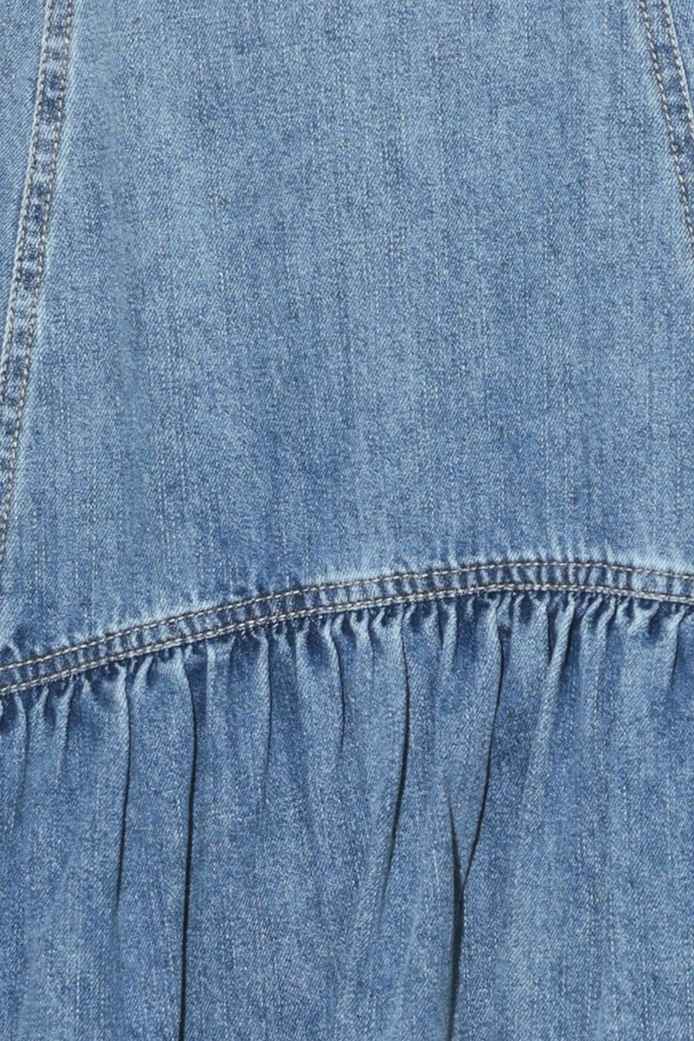 Rebel Denim Midi Dress